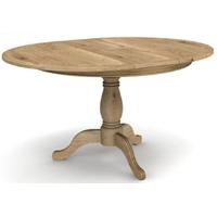 vida living carmen oak dining table round extending