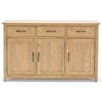 vida living klara oak sideboard large