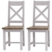 Vida Living Clemence Grey Painted Dining Chair (Pair)