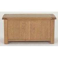 Vida Living Breeze Oak Blanket Box