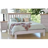 vida living clemence grey painted bed