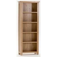 vida living klara oak bookcase large