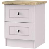 Vienna Kaschmir Ash Bedside - 2 Drawer Locker