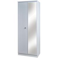 Victoria Grey Matt Wardrobe - 2ft 6in with Mirror