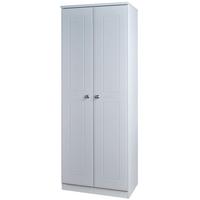 victoria grey matt wardrobe tall 2ft 6in plain