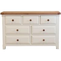 vida living chaumont ivory chest of drawer 3 over 4 drawer