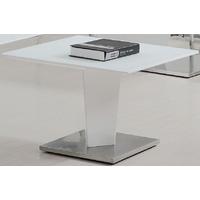 vida living essence white gloss lamp table