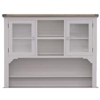 vida living clemence grey painted hutch large