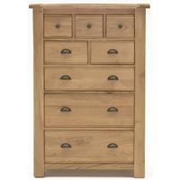 Vida Living Breeze Oak Chest of Drawer - 8 Drawer Tall