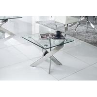 vida living kalmar glass top lamp table