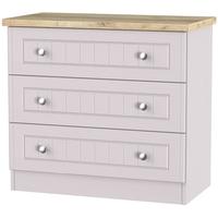 Vienna Kaschmir Ash Chest of Drawer - 3 Drawer