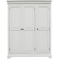 Vida Living Deauville Dove Grey 3 Door Wardrobe