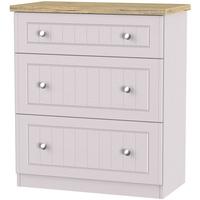 Vienna Kaschmir Ash Chest of Drawer - 3 Drawer Deep