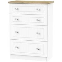 Vienna Porcelain Chest of Drawer - 4 Drawer Deep