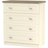 Vienna Cream Ash Chest of Drawer - 4 Drawer