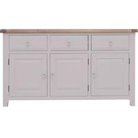 vida living clemence grey painted sideboard large