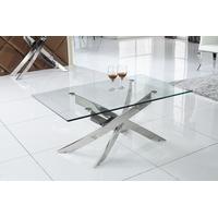 vida living kalmar glass top coffee table