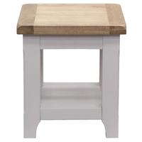 Vida Living Clemence Grey Painted End Table