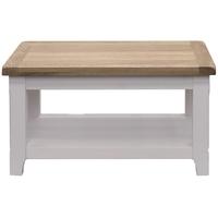 vida living clemence grey painted coffee table