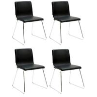 Vida Living Optic Black Dining Chair (Set of 4)