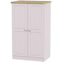 Vienna Kaschmir Ash Wardrobe - 2ft 6in with Plain Midi