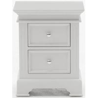 Vida Living Deauville Dove Grey Bedside Cabinet