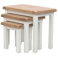 vida living chaumont ivory nest of tables