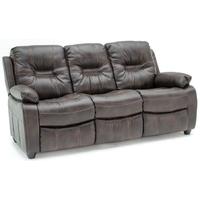 vida living kennedy 3 seater pellaria fixed sofa nappa brown