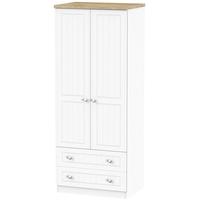 Vienna Porcelain Wardrobe - 2ft 6in with 2 Drawer