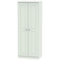 Victoria Grey Matt Wardrobe - Tall 2ft 6in Double Hanging