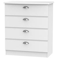 Victoria White Ash Chest of Drawer - 4 Drawer