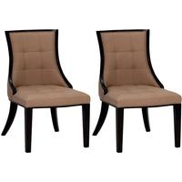Vida Living Marcello Faux Leather Dining Chair - Beige (Pair)