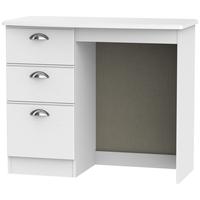 Victoria White Ash Dressing Table Vanity Knee Hole