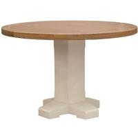 Vida Living Chaumont Ivory Dining Table - Round Pedestal