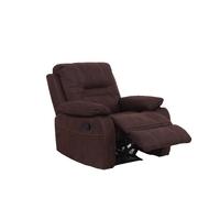 Vida Living Corelli Fabric Recliner Armchair - Brown