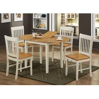 Vida Living Stacy Oak Dining Set - Extending with 6 Dining Chairs