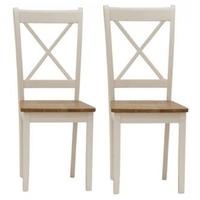 Vida Living Calais Painted Dining Chair (Pair)