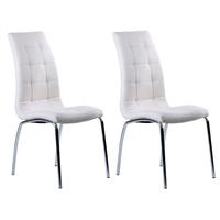 Vida Living Nina White Dining Chair (Pair)