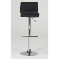 Vida Living Viva Leather Bar Stool - Black