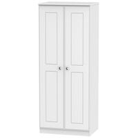 Victoria White Ash Wardrobe - 2ft 6in Plain