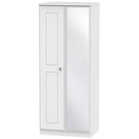 victoria white ash wardrobe 2ft 6in with mirror