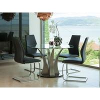 vida living liberty glass dining table