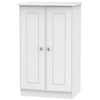 victoria white ash wardrobe 2ft 6in plain midi