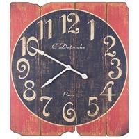 Vintage Black and Red Decking Clock