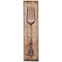 Vintage Fork Flax Wall Decor