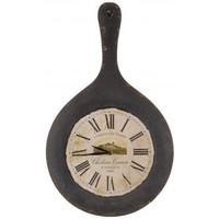 Vintage Iron Pan Clock