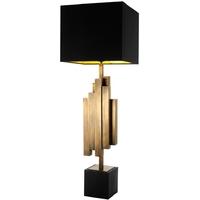 vintage brass table lamp beau rivage