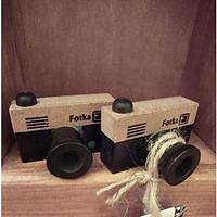 Vintage Camera Pattern Wood Stamp(Random Colors)