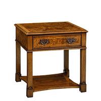 Vincenne Tall Solid Wood End Table