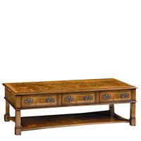 Vincenne Solid Wood 6 Drawer Coffee Table